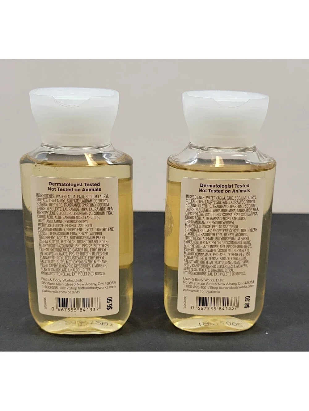 New Bath & Body Works 3 oz Fresh Getaway Shower Gel Travel Size - Lot of 2
